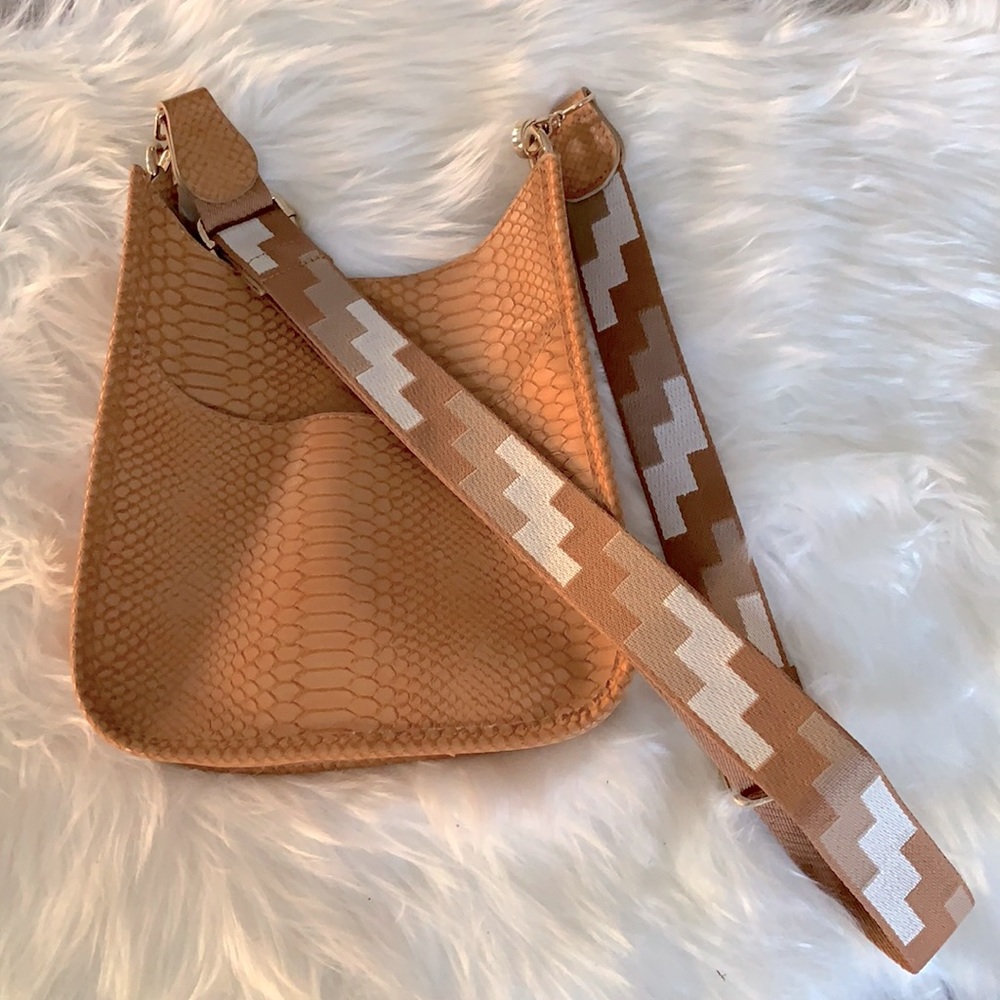 Social Threads Mini Vegan Messenger Bag